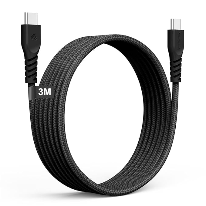 TECHGEAR USB C to USB C 3M Long Charger Cable