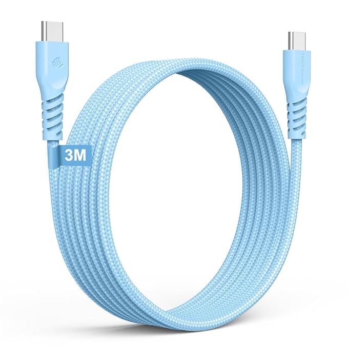 TECHGEAR USB C to USB C 3M Long Charger Cable