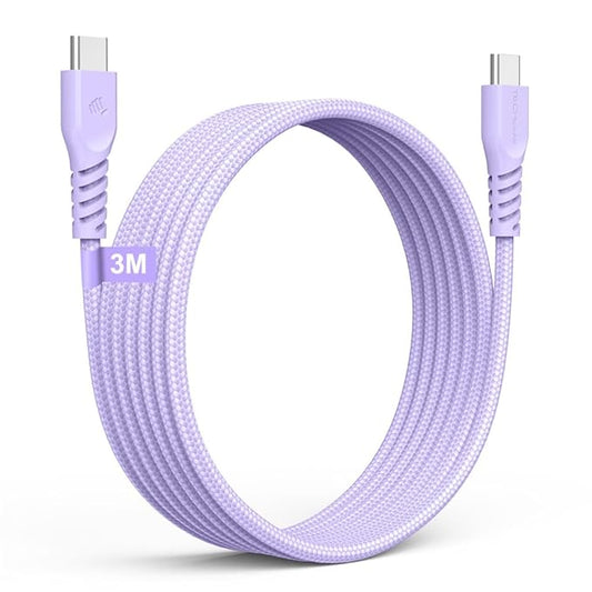 TECHGEAR USB C to USB C 3M Long Charger Cable